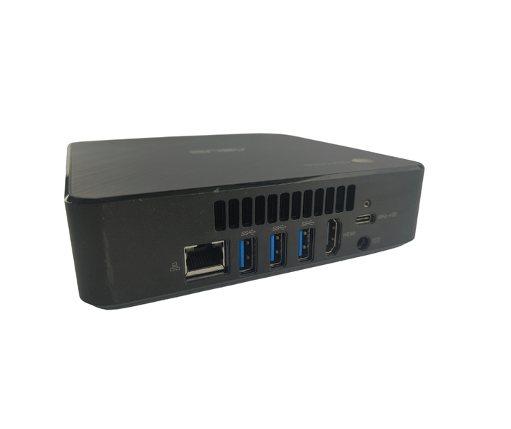 Комплект ПК: неттоп Asus Chromebox 3 Mini PC USFF / Intel Core i7-8550U (4 (8) ядра по 1.8 - 4.0 GHz) / 8 GB DDR4 / 240 GB SSD / Intel UHD Graphics 620 / Wi-Fi + Новый монитор AOC 24B31H / 24" (1920x1080) IPS / Кабели б/у + Подарок Клавиатура + мышка - изображение 4