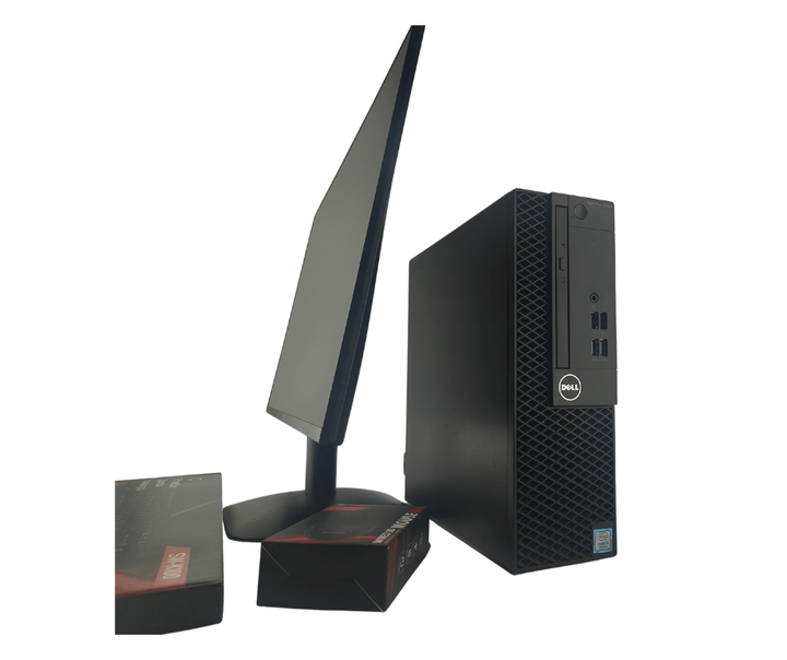 Комплект ПК: компьютер Dell OptiPlex 3050 SFF/Intel Core i5-6400 (4 ядра по 2.7 - 3.3 GHz)/16 GB DDR4/240 GB SSD/Intel HD Graphics 530 + Новый монитор AOC 24B31H/24" (1920x1080) IPS / Кабели б/у + Подарок Проводная клавиатура + мышка - изображение 3