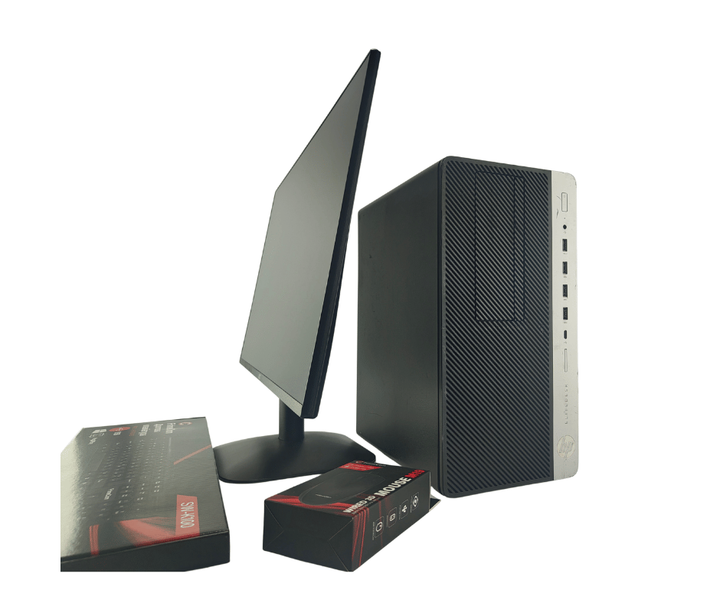 Комплект ПК: комп'ютер HP EliteDesk 705 G4 Tower / AMD Ryzen 5 Pro 2400G (4 (8) ядра по 3.6 - 3.9 GHz) / 16 GB DDR4 / 240 GB SSD / AMD Radeon RX Vega 11 Graphics + Новий монітор AOC 2 (1920x1080) IPS / Кабелі б/в + Подарунок Клавіатура + миша - Фото 3 Комплект ПК: комп'ютер HP EliteDesk 705 G4 Tower / AMD Ryzen 5 Pro 2400G (4 (8) ядра по 3.6 - 3.9 GHz) / 16 GB DDR4 / 240 GB SSD / AMD Radeon RX Vega 11 Graphics + Новий монітор AOC 2 (1920x1080) IPS / Кабелі б/в + Подарунок Клавіатура + миша - зображення 3