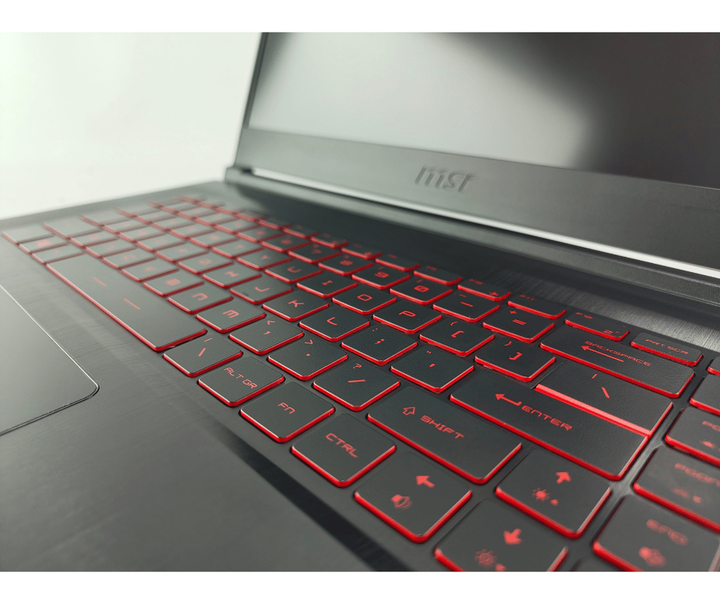 Ігровий ноутбук MSI MS-16W25 / 15.6" (1920x1080) IPS / Intel Core i5-10500H (6 (12) ядер по 2.5 - 4.5 GHz) / 32 GB DDR4 / 240 GB SSD SSD / nVidia GeForce RTX 3060, 6 GB GDDR6, 192-bit / WebCam б/в - Фото 3 Ігровий ноутбук MSI MS-16W25 / 15.6" (1920x1080) IPS / Intel Core i5-10500H (6 (12) ядер по 2.5 - 4.5 GHz) / 32 GB DDR4 / 240 GB SSD SSD / nVidia GeForce RTX 3060, 6 GB GDDR6, 192-bit / WebCam б/в - зображення 3
