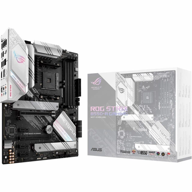 Материнська плата ASUS ROG STRIX B550-A GAMING - Фото 1 Материнська плата ASUS ROG STRIX B550-A GAMING - зображення 1