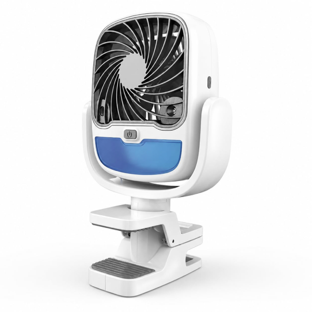 Акумуляторний вентилятор з зволоженням на прищіпці Arctic Cool - зображення 2