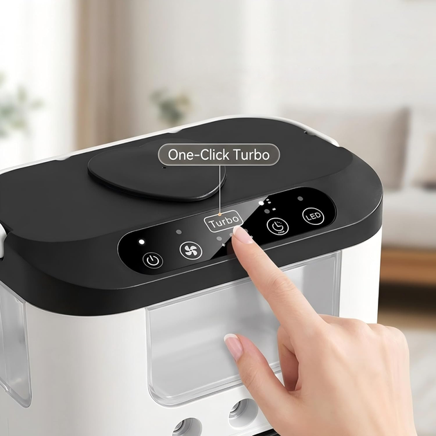 Настольный вентилятор-охладитель Air Cooler 3 в 1 с увлажнением и LED-подсветкой - изображение 2