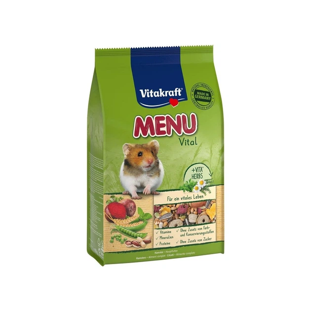 Корм Vitakraft Premium Menu Vital для хом_яків 400 г - Фото 1 Корм Vitakraft Premium Menu Vital для хом_яків 400 г - изображение 1