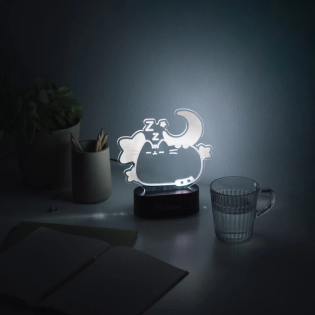 Лампка нічна LED Pusheen Dreams 19.5x17cm (LAMPL001) - Фото 6 Лампка нічна LED Pusheen Dreams 19.5x17cm (LAMPL001) - зображення 6