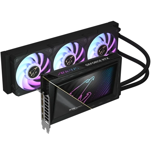 Видеокарта GeForce RTX 5090, Gigabyte, XTREME WATERFORCE, 32Gb GDDR7 (GV-N5090AORUSX W-32GD) - изображение 2