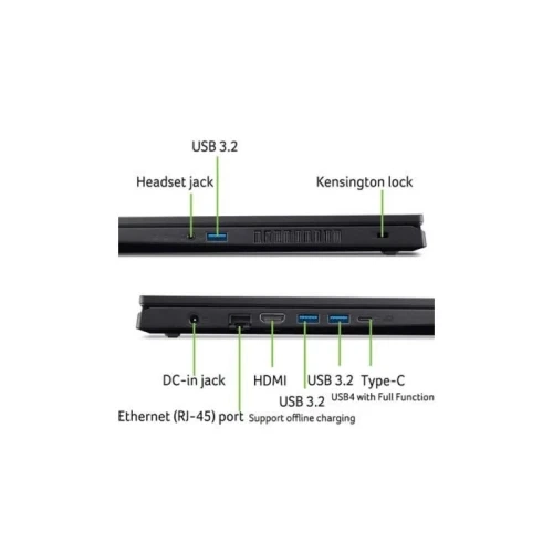 Ноутбук 15" Acer Nitro V 15 ANV15-A31-R305 (NH.U5VEU.002) Black, AMD Ryzen 7 170, 16GB, 512GB, DOS - зображення 6