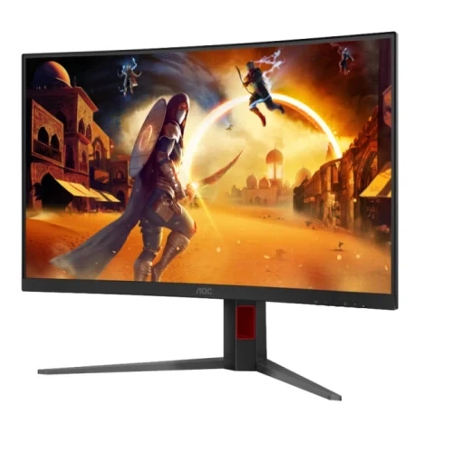 Монитор изогнутый 31.5" AOC C32G4Z, Black - изображение 2