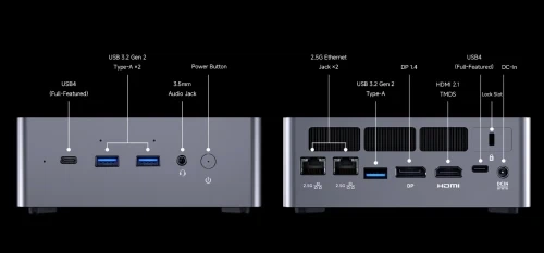 Неттоп Chuwi AuBox Ai365, Black, Ryzen AI 9 365, 32Gb, 1Tb, 880M, Win11P (CWI606) - изображение 2