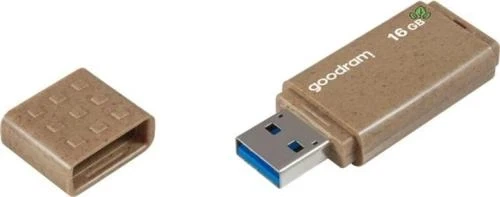 Флеш накопитель USB 16Gb Goodram UME3 "Eco Friendly", Brown, USB 3.2 Gen 1 (UME3-0160EFR11) - Фото 3 Флеш накопитель USB 16Gb Goodram UME3 "Eco Friendly", Brown, USB 3.2 Gen 1 (UME3-0160EFR11) - изображение 3
