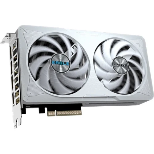 Видеокарта GeForce RTX 5060, Gigabyte, EAGLE OC (White Edition), 8Gb GDDR7 (GV-N5060EAGLEOC ICE-8GD) - Фото 4 Видеокарта GeForce RTX 5060, Gigabyte, EAGLE OC (White Edition), 8Gb GDDR7 (GV-N5060EAGLEOC ICE-8GD) - изображение 4