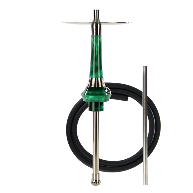 Кальян Totem Hookah Monolit Optima Emerald Green (Зелёный, базовый комплект) - Фото 1 Кальян Totem Hookah Monolit Optima Emerald Green (Зелёный, базовый комплект) - изображение 1