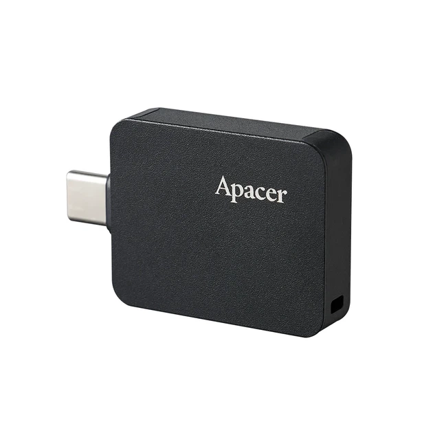 Портативный SSD Apacer AS714 1 ТБ USB 3.2 Gen 2 50,9х50,45х15,6 мм черный - Фото 3 Портативный SSD Apacer AS714 1 ТБ USB 3.2 Gen 2 50,9х50,45х15,6 мм черный - изображение 3