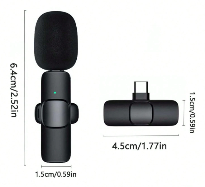 Мікрофон K60 Lavalier петличний для Type-C - изображение 3
