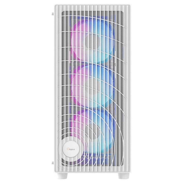 Корпус Ocypus GAMMA C70 W/O PSU, WH ARGB ATX (GAMMA-C70-WHG400XX-GL) - изображение 4