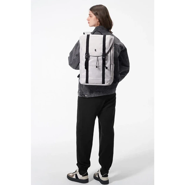 Рюкзак Tomtoc VintPack-TA1 22L для ноутбука 15,6" 45x30x15 см Светло-серый - изображение 7