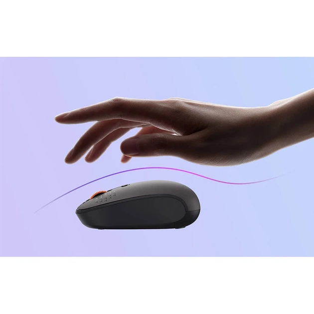 Беспроводная мышь Baseus F01B 1600 dpi серый эргономичный дизайн - изображение 9