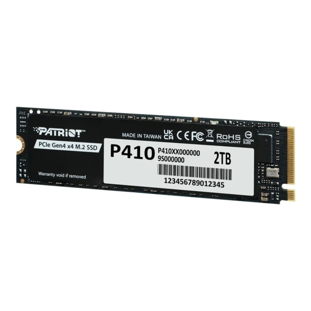 Накопитель SSD M.2 Patriot P410 2TB NVMe PCIe Gen4 5000/4500 TLC 80x22x3,8 мм - изображение 4