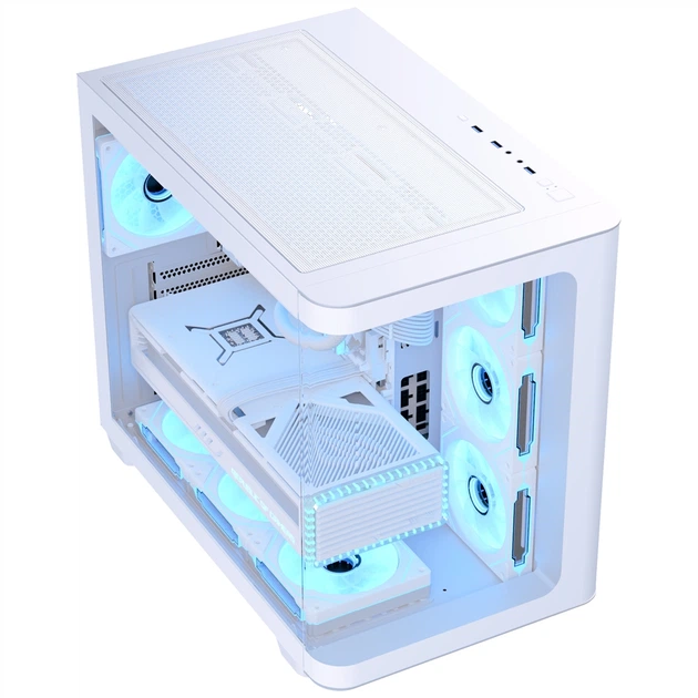 Корпус для ПК AeroCool P500C ARGB White - Фото 2 Корпус для ПК AeroCool P500C ARGB White - изображение 2