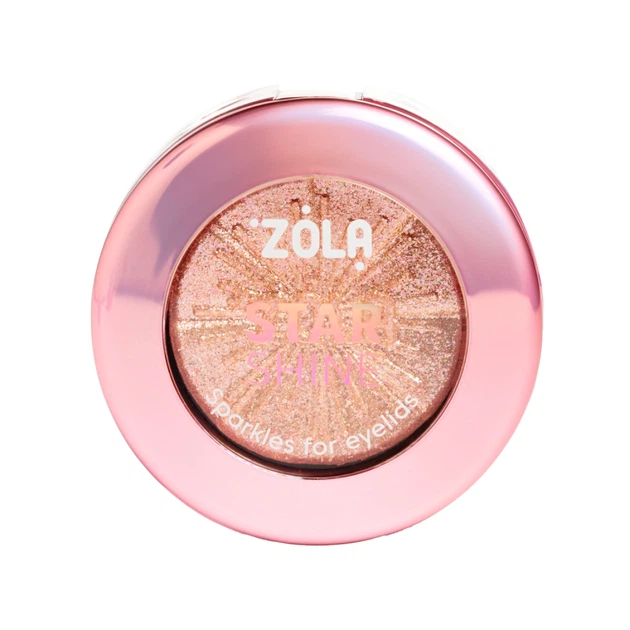 ZOLA Блискітки для повік STAR SHINE SPARKLE Gold Beige - Фото 1 ZOLA Блискітки для повік STAR SHINE SPARKLE Gold Beige - зображення 1