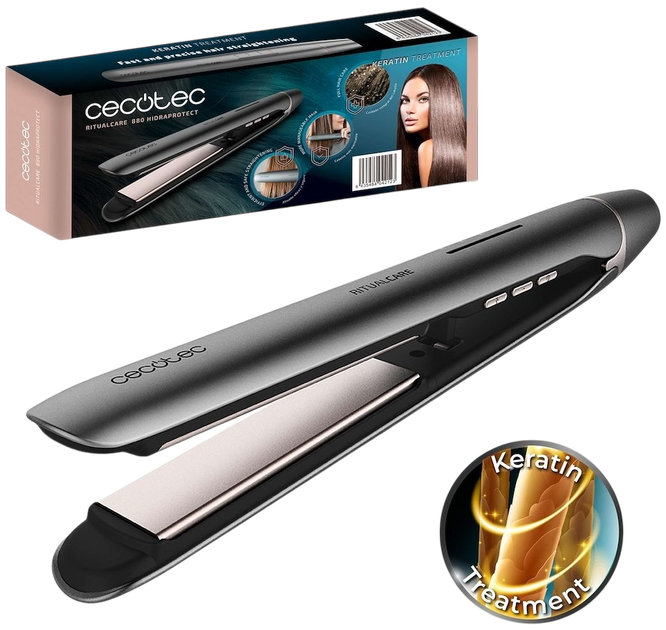 Prostownica do włosów Cecotec Bamba RitualCare 880 HidraProtect - Zdjęcie 1 Prostownica do włosów Cecotec Bamba RitualCare 880 HidraProtect - obraz 1