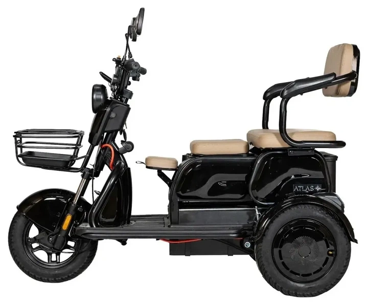 Електроскутер ATLAS Elegant Trike 800W Black (TOK_4016) - изображение 3