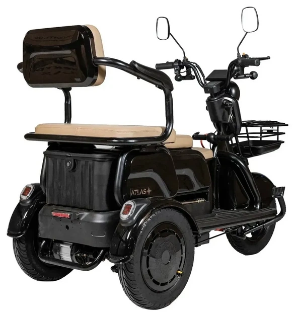 Електроскутер ATLAS Elegant Trike 800W Black (TOK_4016) - изображение 5