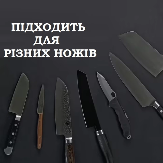 Точилка для ножів та ножиць роликова Roller sharpener + 2 алмазні диски чорна - зображення 7
