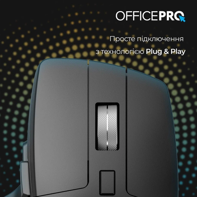 Миша бездротова OfficePro Black (M395B) - зображення 10