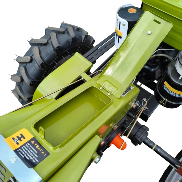 Мотоблок DOZER DE100 дизельный 10 л.с. с жидкостным охлаждением 225х106х100 см - изображение 8