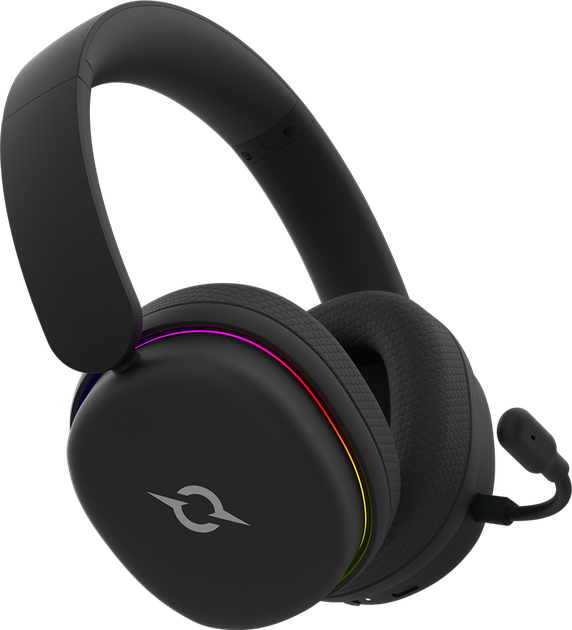 Słuchawki gamingowe AQIRYS LUNA Wireless 7.1 RGB Black  - obraz 6