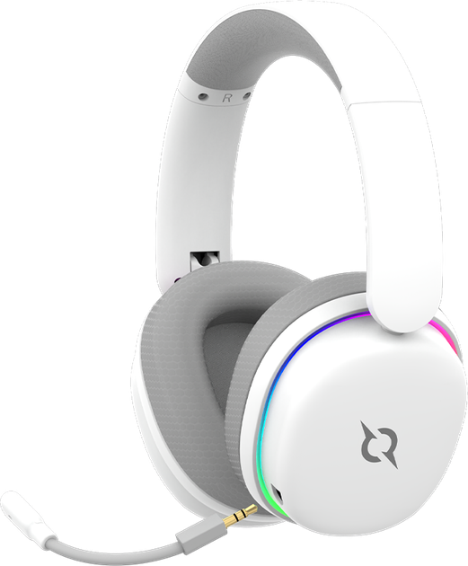 Słuchawki gamingowe AQIRYS LUNA Wireless 7.1 RGB White - obraz 3