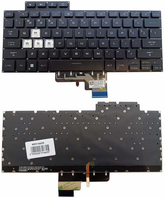 Klawiatura do laptopa ASUS Tuf Dash Black (9990000316625) - Zdjęcie 1 Klawiatura do laptopa ASUS Tuf Dash Black (9990000316625) - obraz 1
