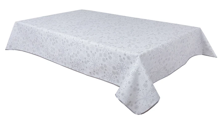 Скатерть двусторонняя FST80-EDEN023 140x140 см Тефлоновое покрытие Полиэстер Серебристый - Фото 1 Скатерть двусторонняя FST80-EDEN023 140x140 см Тефлоновое покрытие Полиэстер Серебристый - изображение 1