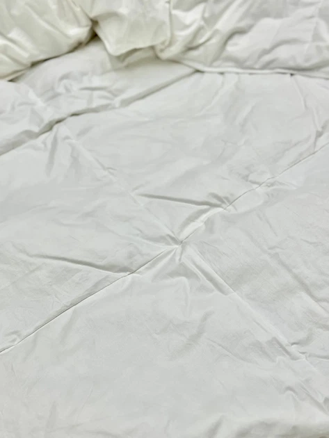 Одеяло Drimko 0710-07 всесезонное 100% хлопок 137х200 см белое - изображение 3