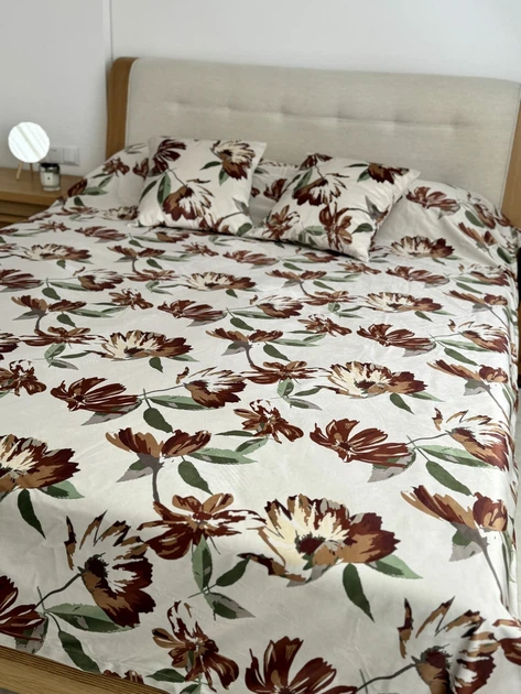 Покрывало бархатное IVORY 200x240 см 100% полиэстер бежевое - изображение 4