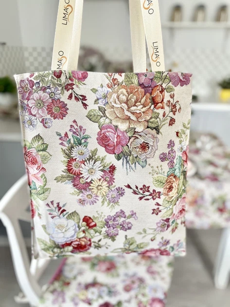Сумка гобеленова Limaso EDEN1175-SM 35x40 см 75% поліестер, 22% бавовна, асорті - Фото 2 Сумка гобеленова Limaso EDEN1175-SM 35x40 см 75% поліестер, 22% бавовна, асорті - зображення 2