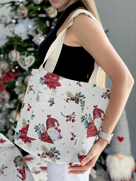 Сумка гобеленовая EDEN1268B-SM36 36x36 см Бежевый 75% полиэстер, 22% хлопок, 3% акрил - Фото 2 Сумка гобеленовая EDEN1268B-SM36 36x36 см Бежевый 75% полиэстер, 22% хлопок, 3% акрил - изображение 2