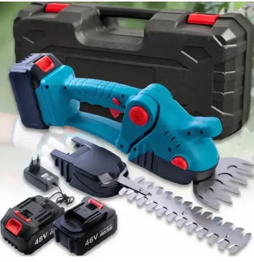 Аккумуляторные ножницы для травы и кустов Makita Кусторез аккумуляторный 48V - изображение 6