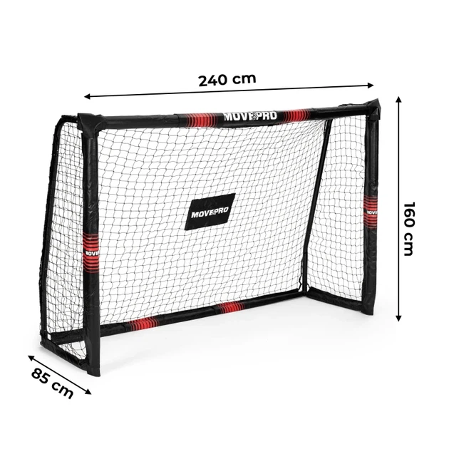 Bramka piłkarska MovePro z siatką 240 x 160 x 85 cm JSP-DS8019 (5905817010059) - Zdjęcie 5 Bramka piłkarska MovePro z siatką 240 x 160 x 85 cm JSP-DS8019 (5905817010059) - obraz 5