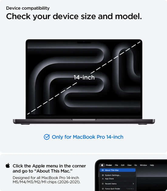 Чехол Spigen Urban Fit для MacBook Pro 14'' (2021-2026) Heather Gray (ACS10976) - Фото 13 Чехол Spigen Urban Fit для MacBook Pro 14'' (2021-2026) Heather Gray (ACS10976) - изображение 13