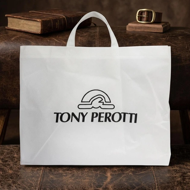 Мужская кожаная сумка Tony Perotti Contatto из натуральной телячьей кожи черная вертикальная через плечо городская 70197 - изображение 9