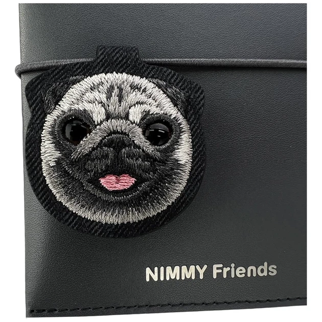 Набор 2в1 блокнот Nimmy New Big-Eye Cute Pets 2.0 + ручка Dog Black (N-XDY-SZB-09A-D) - изображение 5