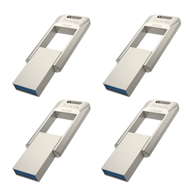 USB-флешка Hoco UD16 16GB USB 3.0 Silver (6942007641609) - зображення 6