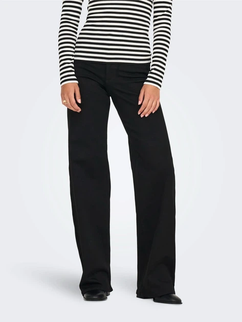 Широкие джинсы Only 10649040 Чёрный M/30 ONW909 - Фото 1 Широкие джинсы Only 10649040 Чёрный M/30 ONW909 - изображение 1
