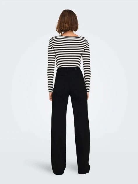 Широкие джинсы Only 10649040 Чёрный M/30 ONW909 - Фото 2 Широкие джинсы Only 10649040 Чёрный M/30 ONW909 - изображение 2