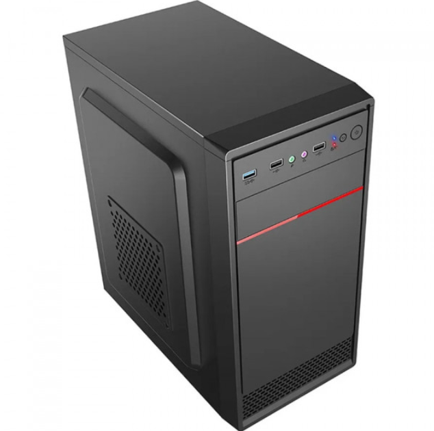 Корпус для комп'ютера Casecom GN-1714 mATX з БП 500 Вт 120 мм USB 3.0 (5401F950DC48) - зображення 3