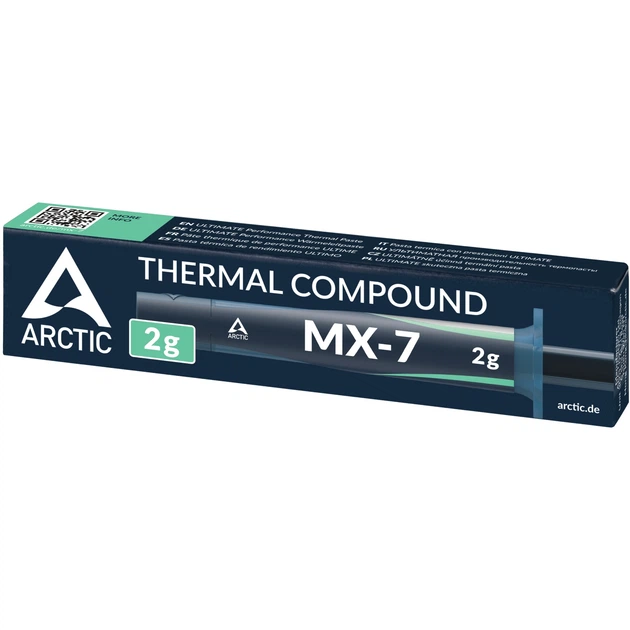 Термопаста Arctic Cooling MX-7 2 г для процессоров и видеокарт (34FEFE1DC5B5) - изображение 2