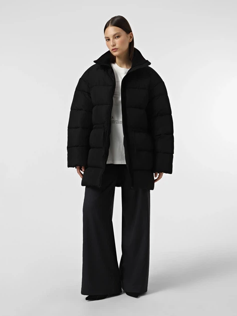 Зимова куртка GENDERLESS x INTERTOP Чорний L INT41 - Фото 2 Зимова куртка GENDERLESS x INTERTOP Чорний L INT41 - зображення 2