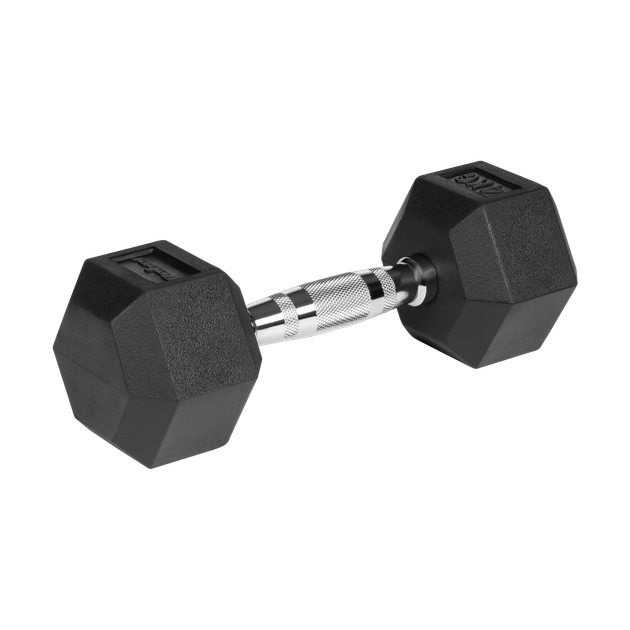 Гумовані гантелі HEX Rebel 2x4 кг - изображение 3